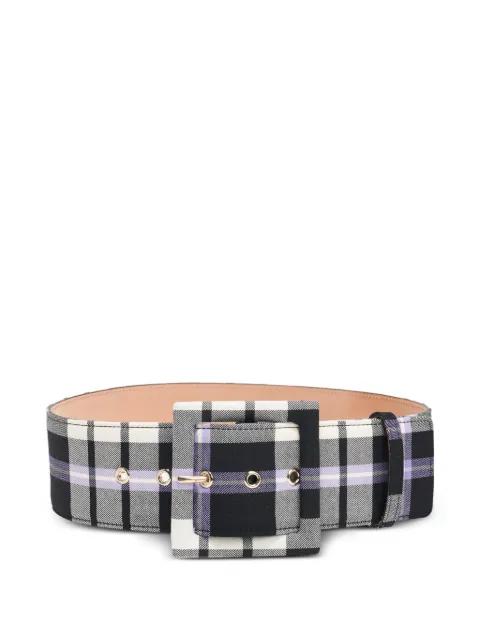 plaid Icon belt by CAROLINA HERRERA
