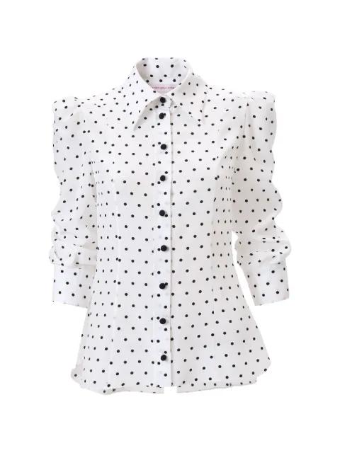 polka dot blouse by CAROLINA HERRERA