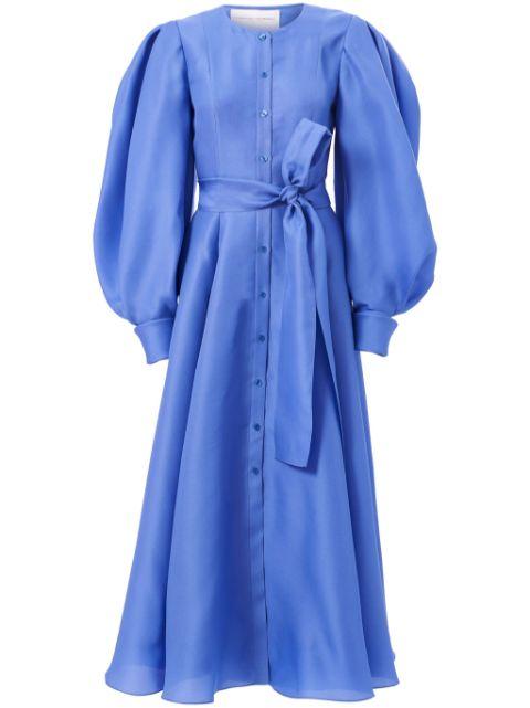 puff-sleeve shirt dress by CAROLINA HERRERA