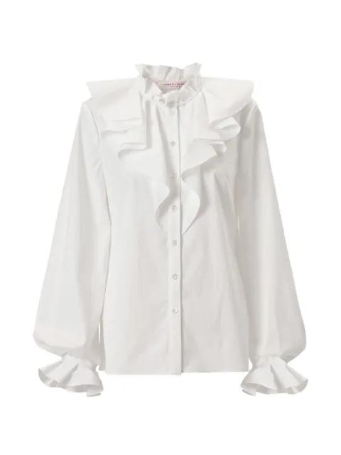 ruffle blouse by CAROLINA HERRERA