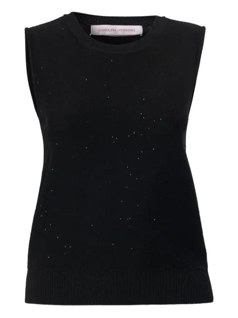 sequined tank by CAROLINA HERRERA