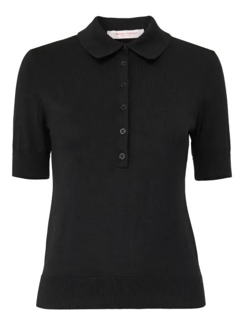 short sleeve polo shirt by CAROLINA HERRERA