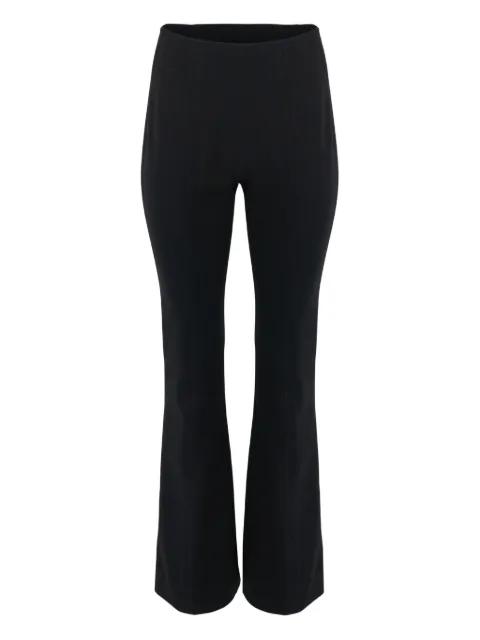slim fit flared ponte pants by CAROLINA HERRERA