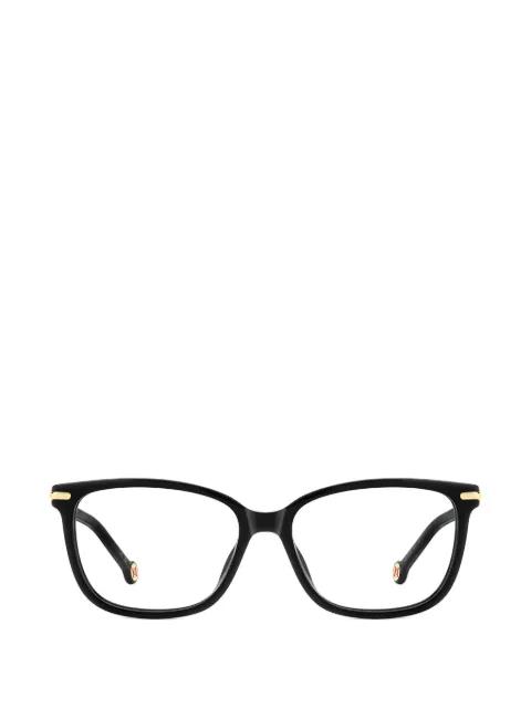 square-frame glasses by CAROLINA HERRERA