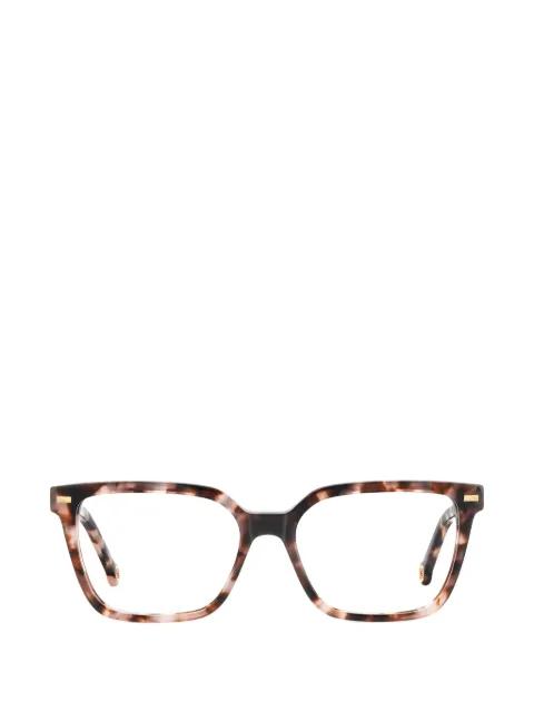 square-frame glasses by CAROLINA HERRERA