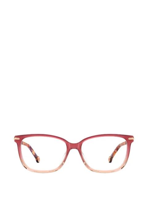 square-frame glasses by CAROLINA HERRERA