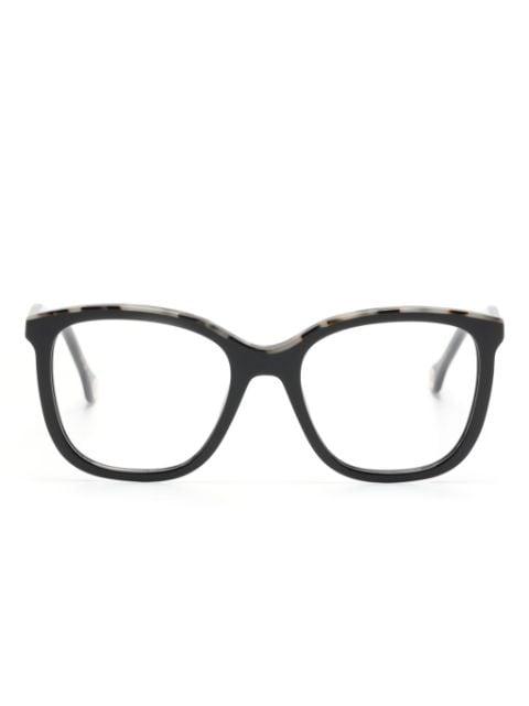 square-frame glasses by CAROLINA HERRERA