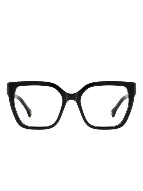 square-frame glasses by CAROLINA HERRERA