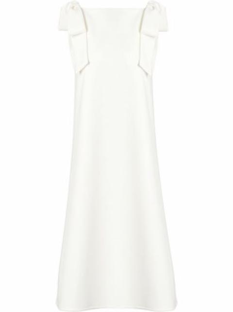 tie-strap shift dress by CAROLINA HERRERA