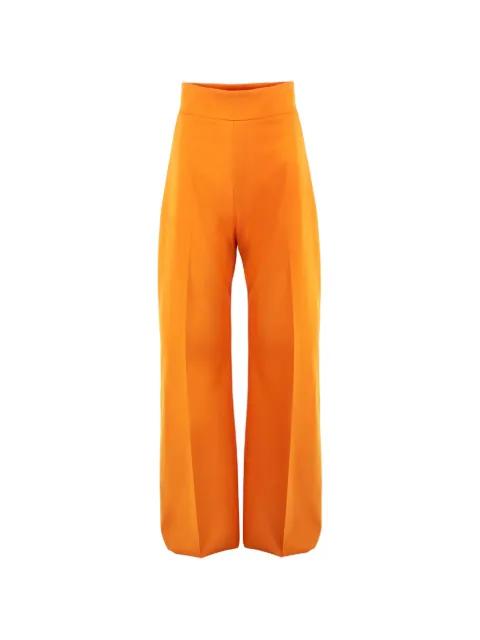 wide-leg Diane pants by CAROLINA HERRERA