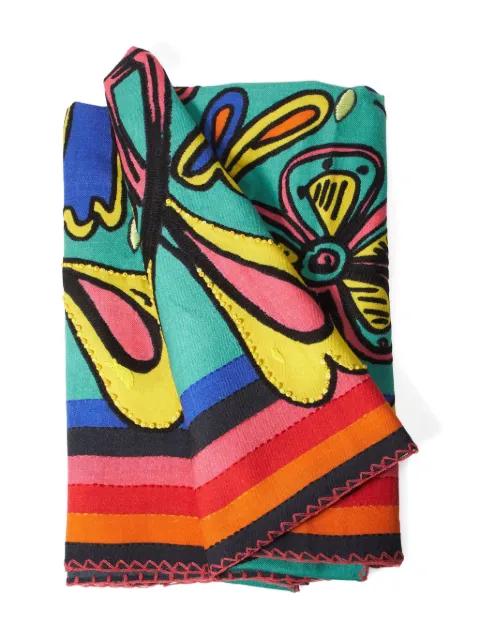 x Rianna + Nina printed scarf by CAROLINA HERRERA