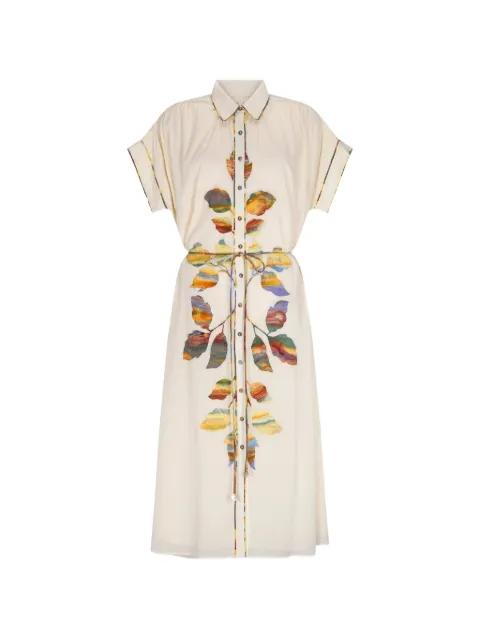 button-up midi dress by CAROLINA K