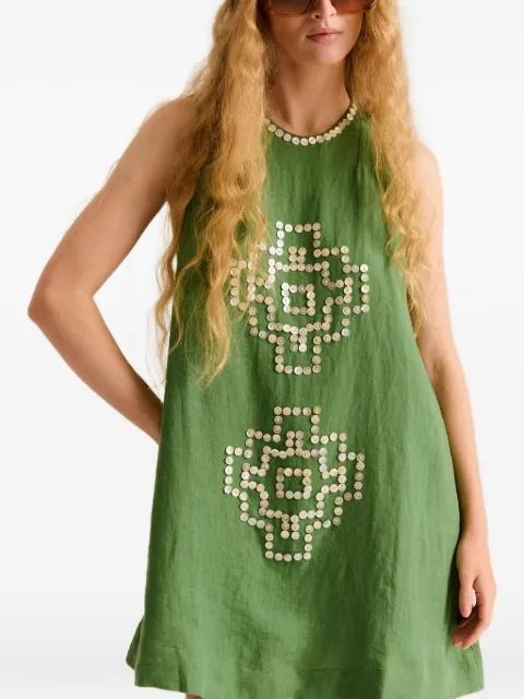 embellishment mini dress by CAROLINA K