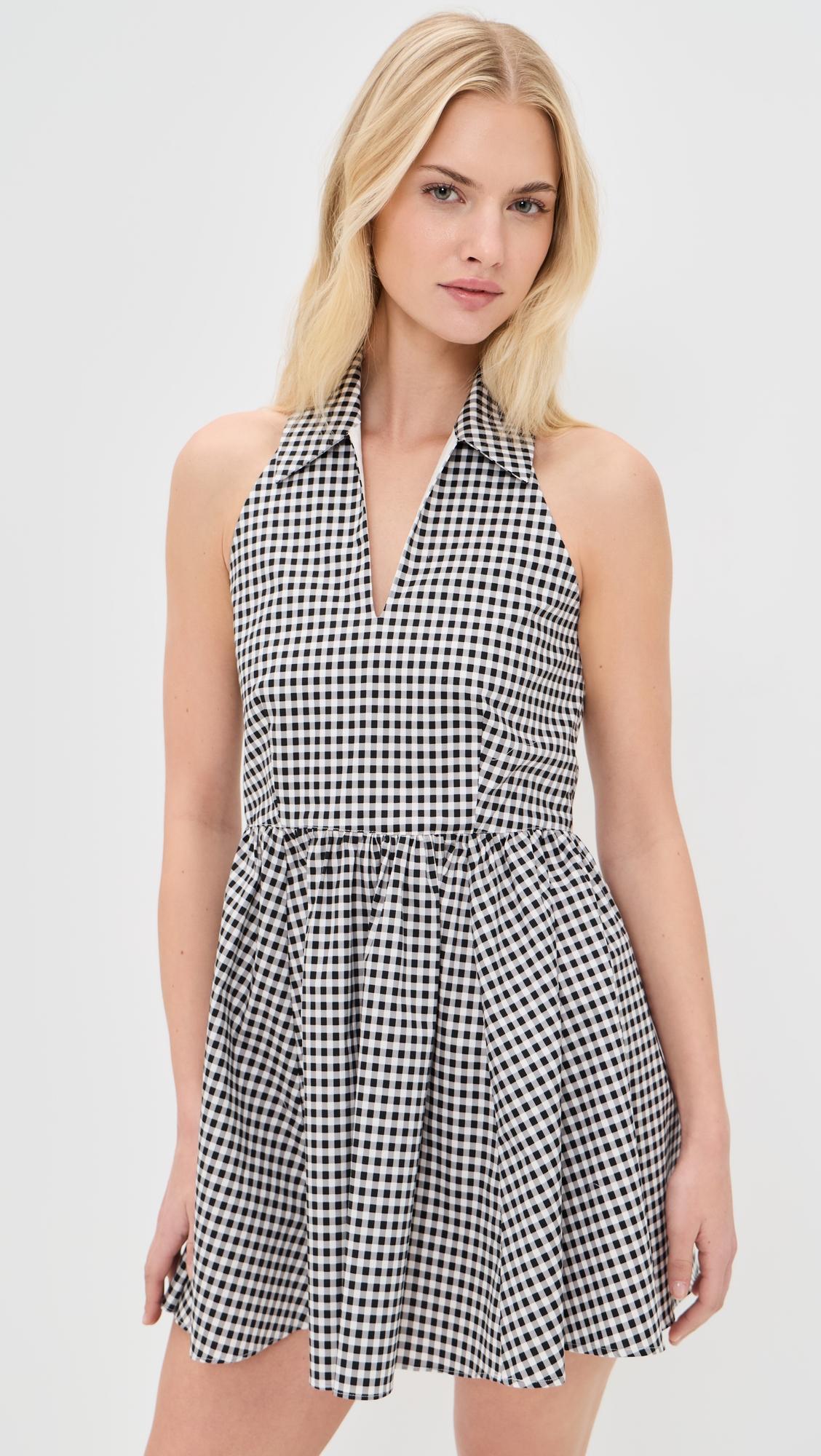 Aya Halter Mini Dress by CAROLINE CONSTAS