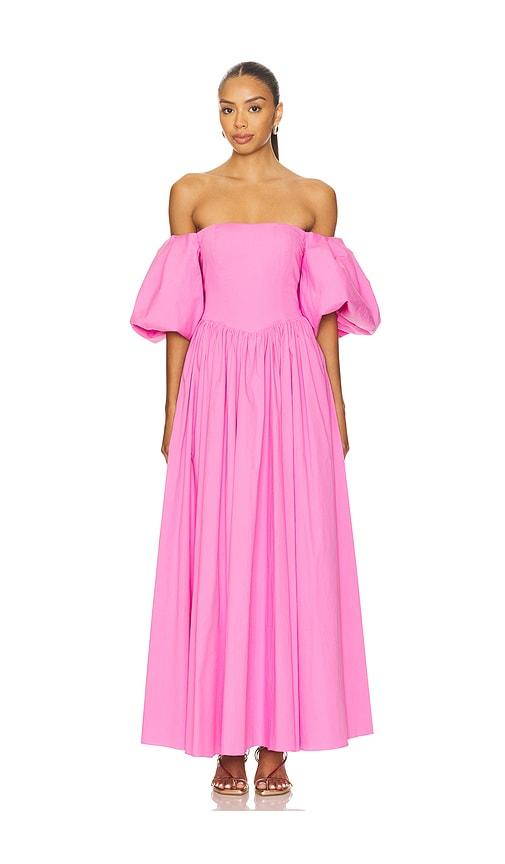 CAROLINE CONSTAS Christina Gown in Pink by CAROLINE CONSTAS