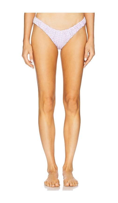 CAROLINE CONSTAS Dorit Bikini Bottom in Mauve by CAROLINE CONSTAS