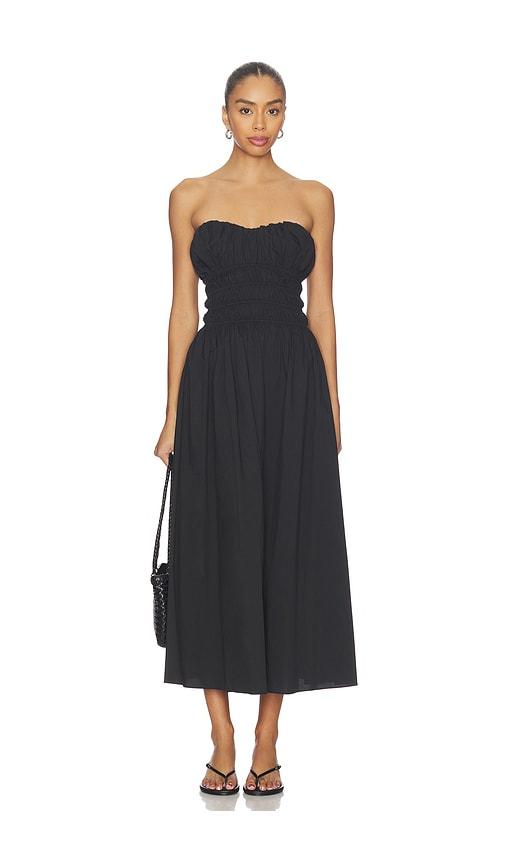 CAROLINE CONSTAS Ivette Dress in Black by CAROLINE CONSTAS