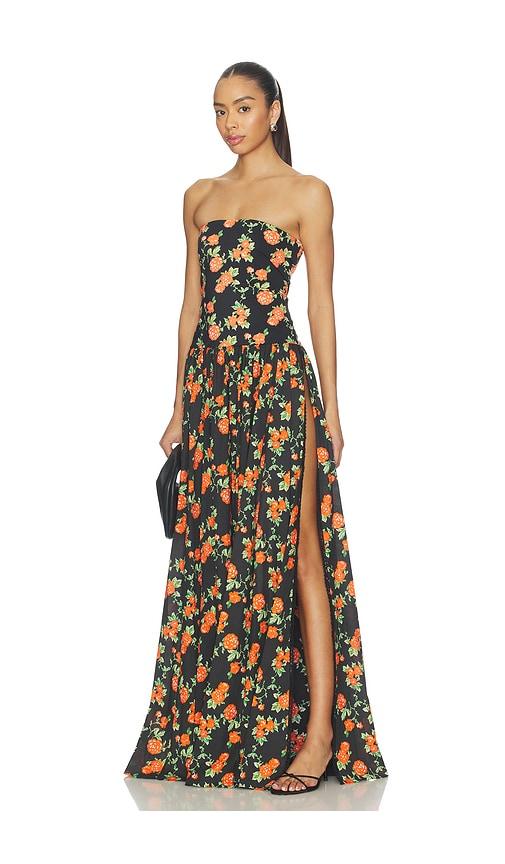 CAROLINE CONSTAS Marianna Dress in Black by CAROLINE CONSTAS