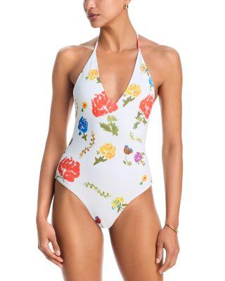 Vivi Halter One Piece Swimsuit by CAROLINE CONSTAS