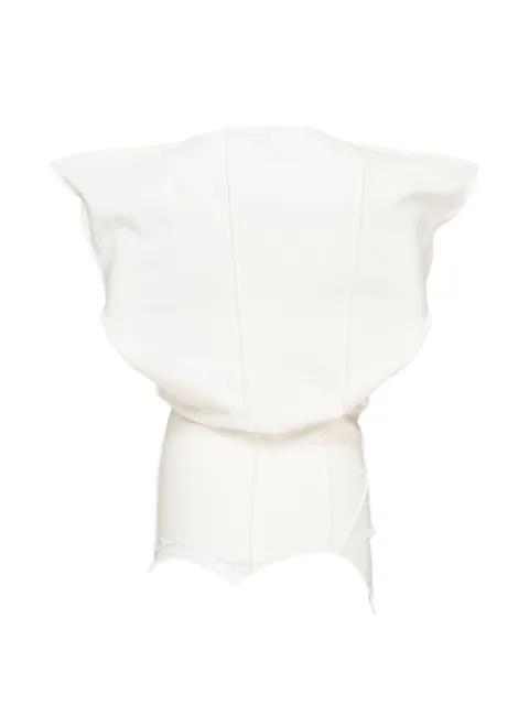 panelled cut-out t-shirt by CAROLINE HU