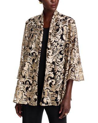 Bella Lace Draped Cardigan by CAROLINE ROSE