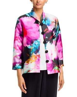 Floral Fanfare Jacket by CAROLINE ROSE