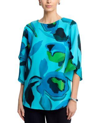 Petal Sleeve Top by CAROLINE ROSE