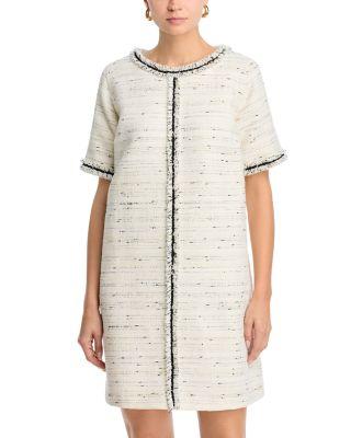 Talia Fringe Trim Dress by CAROLINE ROSE