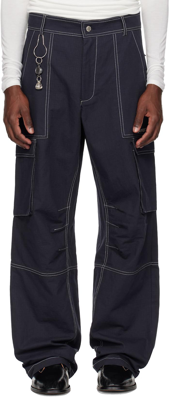 Navy Bay Cargo Pants by CARRER