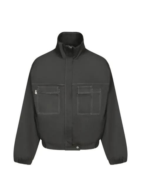 contrast-stitch chest-pocket jacket by CARRER