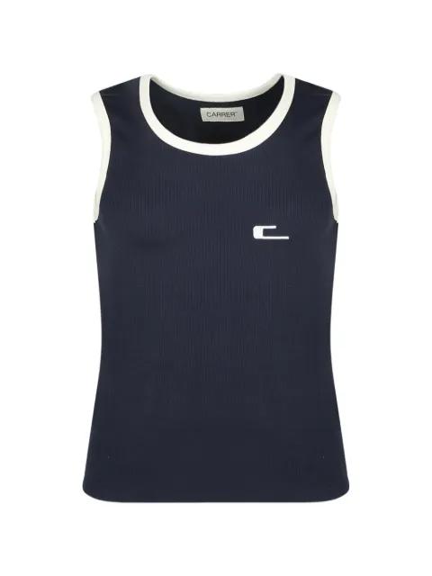 logo-embroidered vest by CARRER