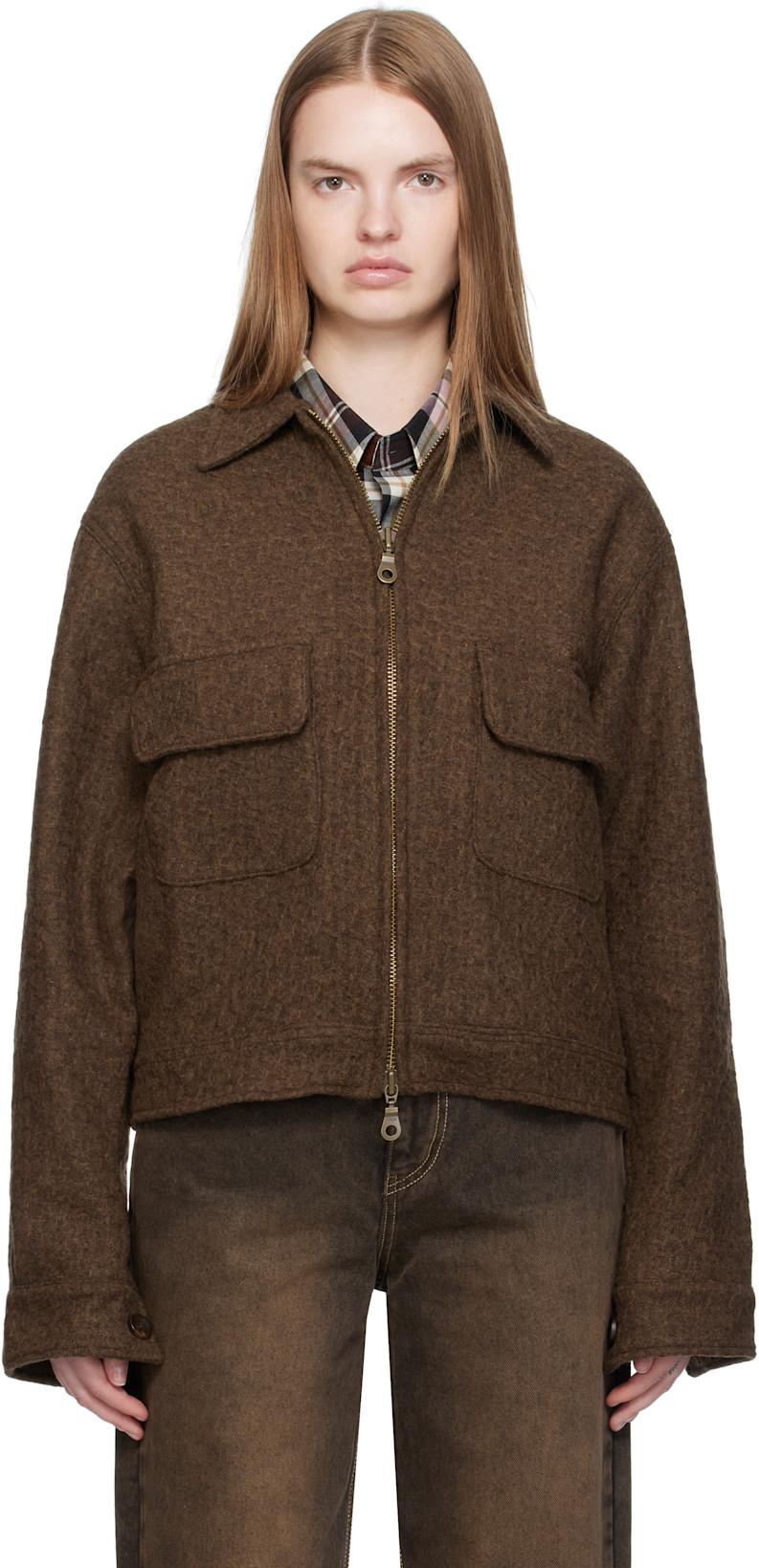 Brown Andover Jacket by CARTER YOUNG