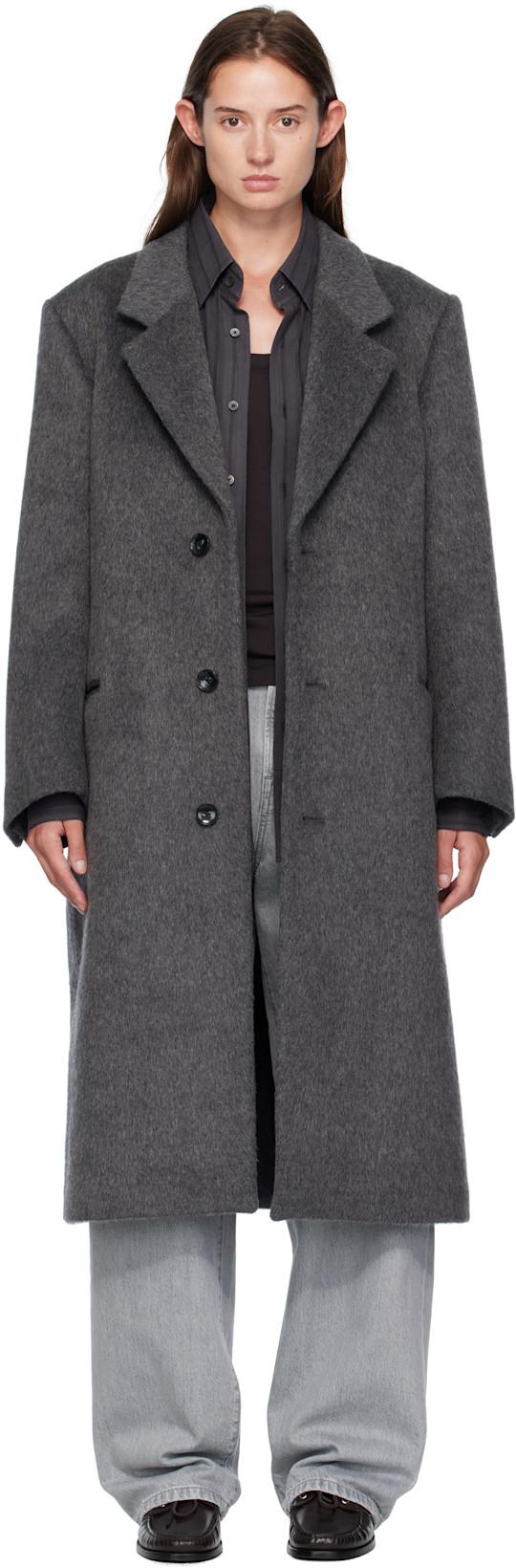 Gray Hewitt Wool Coat by CARTER YOUNG
