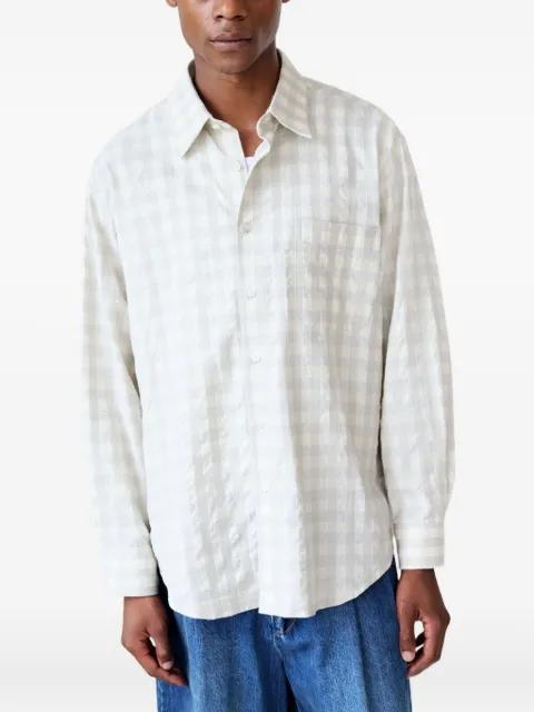 check-pattern shirt by CARTER YOUNG