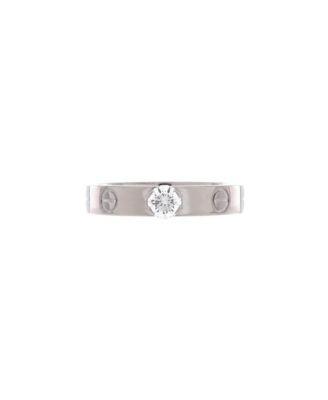 0.23CT LOVE Solitaire Ring 18K White Gold with Diamond by  CARTIER