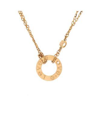 2 Diamonds Love Pendant Necklace 18K Gold and Diamonds by  CARTIER