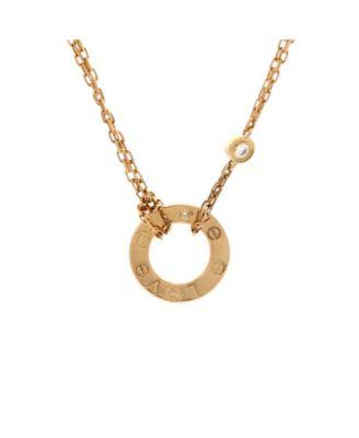 2 Diamonds Love Pendant Necklace 18K Gold and Diamonds by  CARTIER