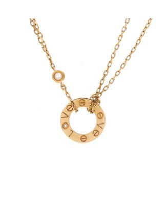 2 Diamonds Love Pendant Necklace 18K Gold and Diamonds by  CARTIER