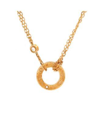2 Diamonds Love Pendant Necklace 18K Gold and Diamonds by  CARTIER
