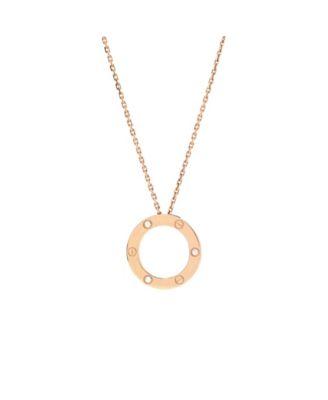 3 Diamonds Love Pendant Necklace 18K Rose Gold and Diamonds by  CARTIER