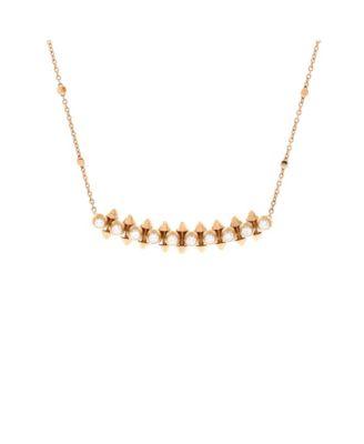 Clash de Cartier Pendant Necklace 18K Rose Gold with Diamonds by  CARTIER
