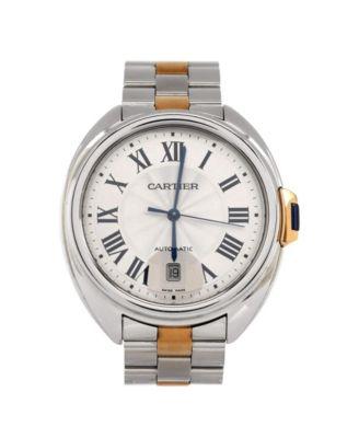 Cle de Cartier Automatic Watch in Stainless Steel and Rose Gold 40mm by CARTIER Cle de Cartier Automatic Watch in Stainless Steel and Rose Gold 40mm by CARTIER