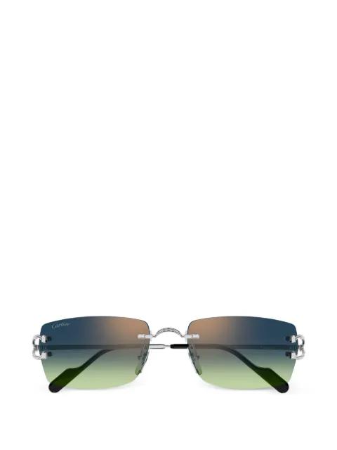 C Décor rimless sunglasses by CARTIER EYEWEAR
