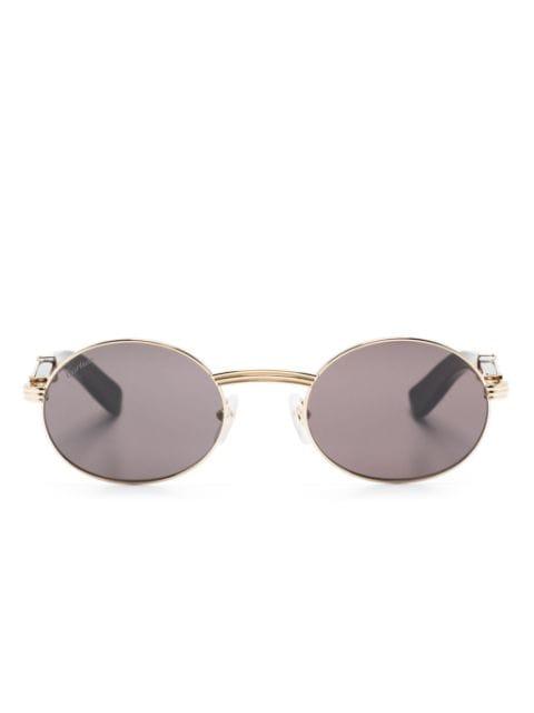 Giverny oval-frame sunglasses by CARTIER EYEWEAR