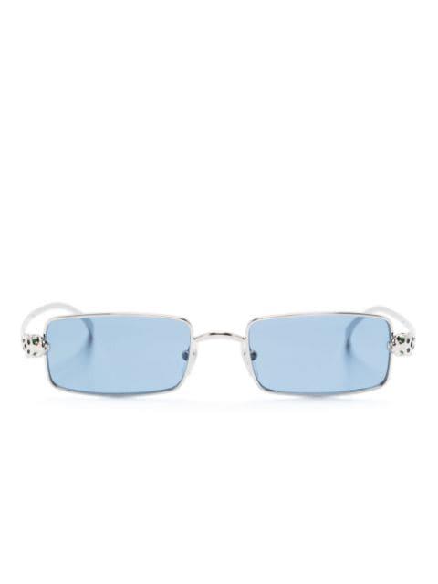 Panthère de Cartier rectangle-frame sunglasses by CARTIER EYEWEAR