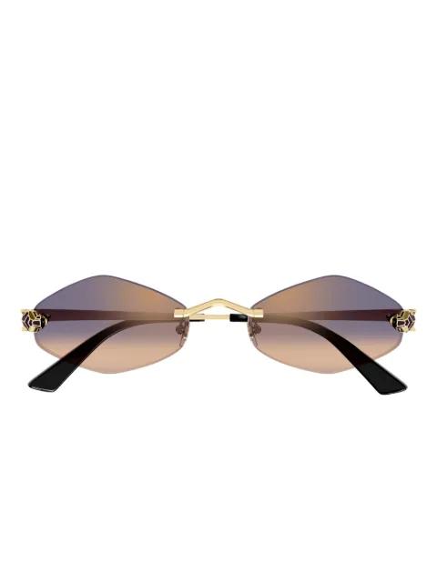 Panthère geometric-frame sunglasses by CARTIER EYEWEAR