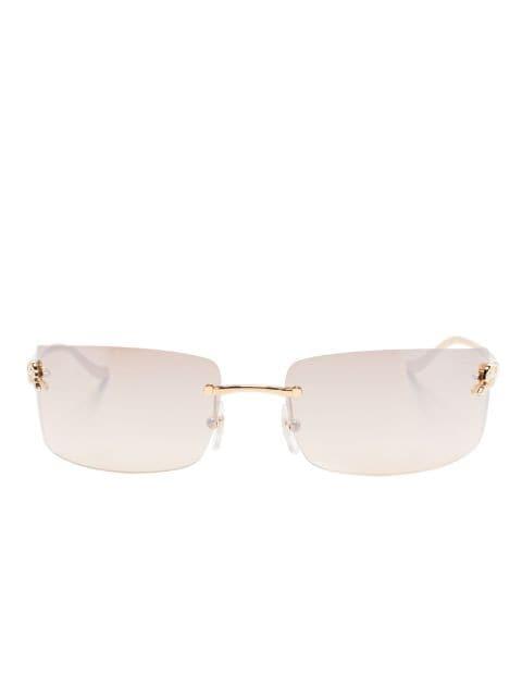Panthère rectangle-shape sunglasses by CARTIER EYEWEAR