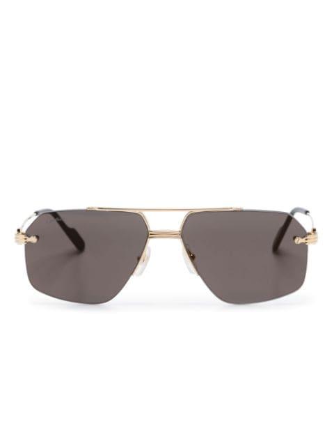 Première de Cartier pilot-frame sunglasses by CARTIER EYEWEAR