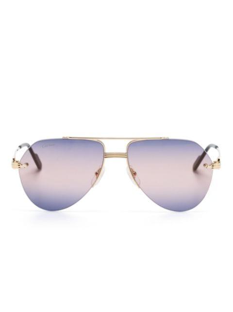 Première pilot-frame sunglasses by CARTIER EYEWEAR