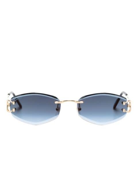 Signature C oval-frame sunglasses by CARTIER EYEWEAR